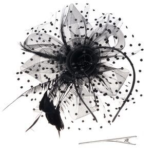 3685 Fascinators Hats For Women Tea Party Derby Hat Feather Mesh Flower